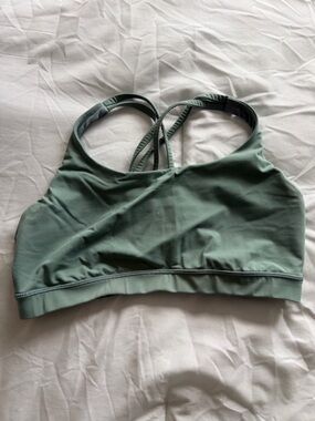 lululemon athletica Energy Sage Green Strappy Sports Bra